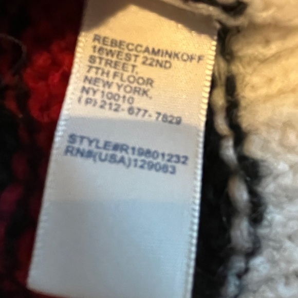 Rebecca Minkoff Taylor Stripe Sweater Size Medium - Picture 4 of 6